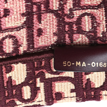 Christian Dior Oblique Large Book Tote Burgundy Multicolor 7 of 9