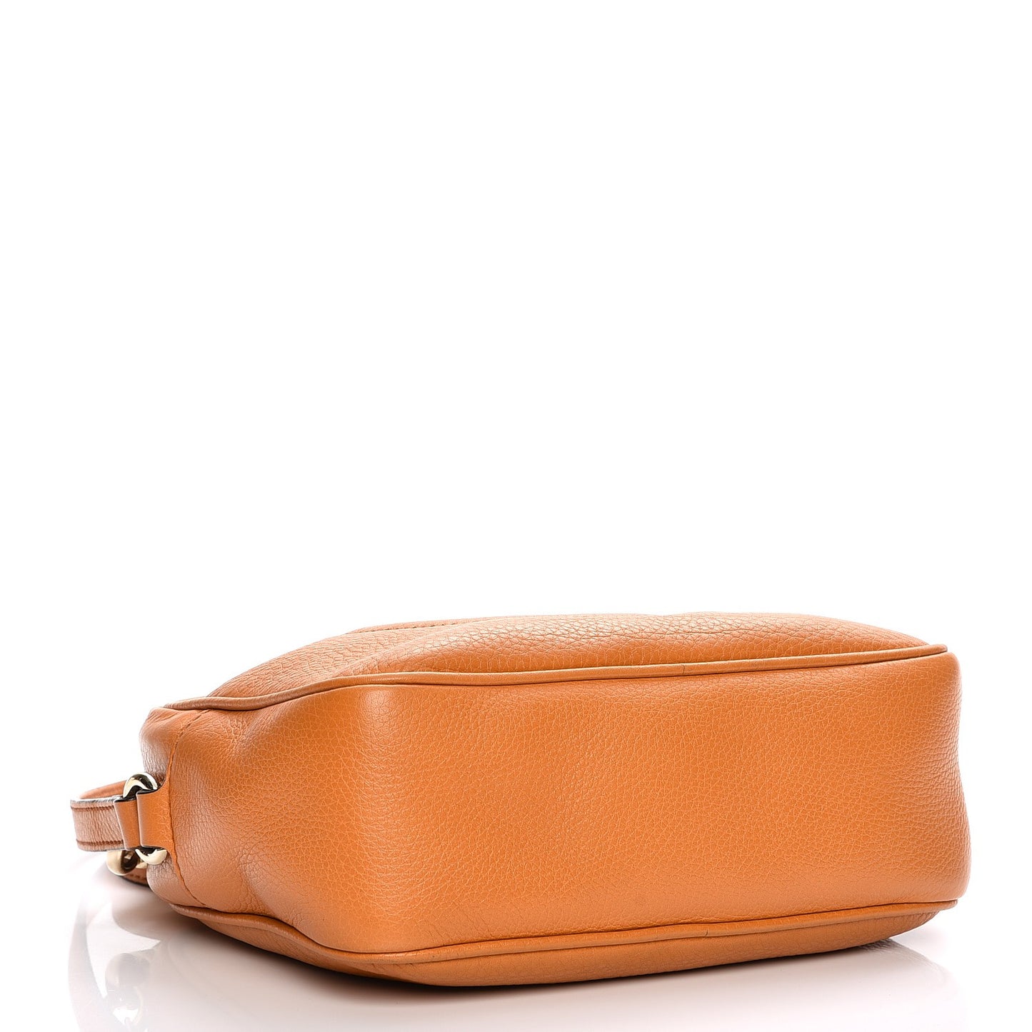 Pebbled Calfskin Small Soho Disco Bag Curcuma