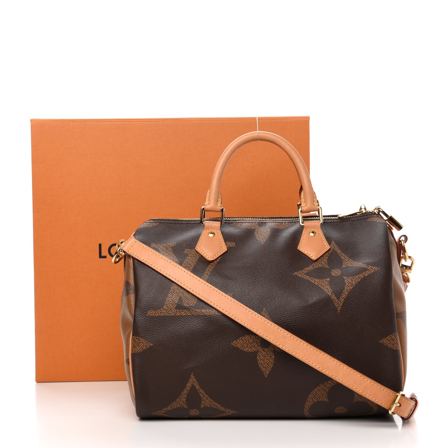 Louis Vuitton Reverse Monogram Giant Speedy Bandouliere 30 11 of 11