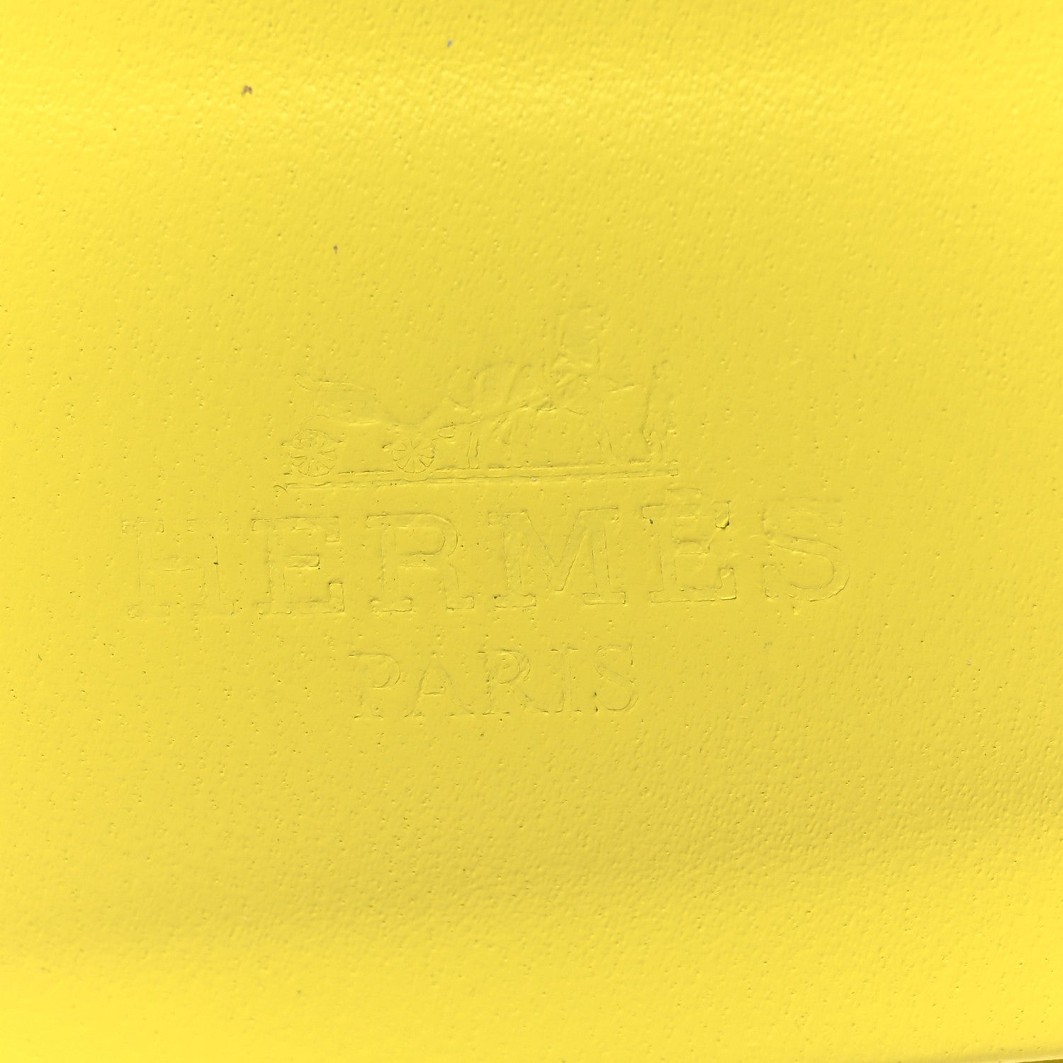 Hermes Epsom Oran Sandals 38.5 Jaune Pollen 8 of 9