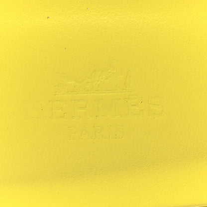 Hermes Epsom Oran Sandals 38.5 Jaune Pollen 8 of 9