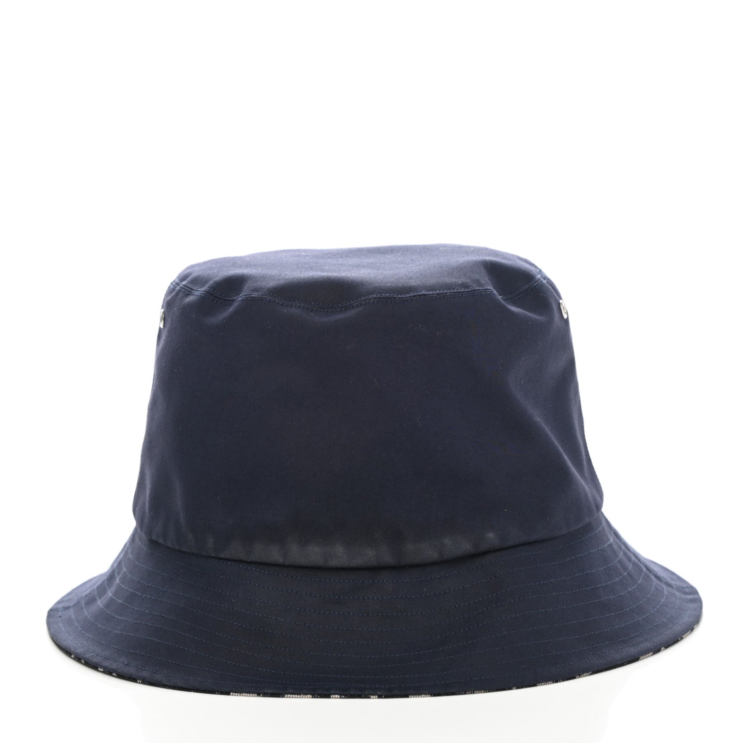 Christian Dior Polyester Cotton Oblique Teddy-D Brim Bucket Hat 58 10 of 16