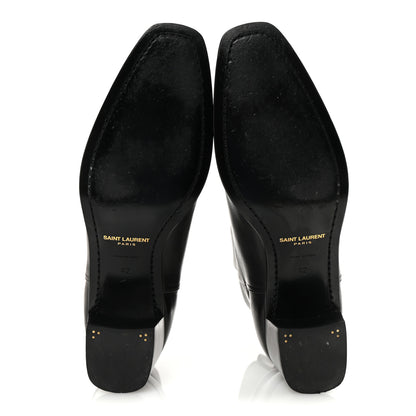 Saint Laurent Calfskin Mens Terry 45 Boots 42 Black 6 of 10