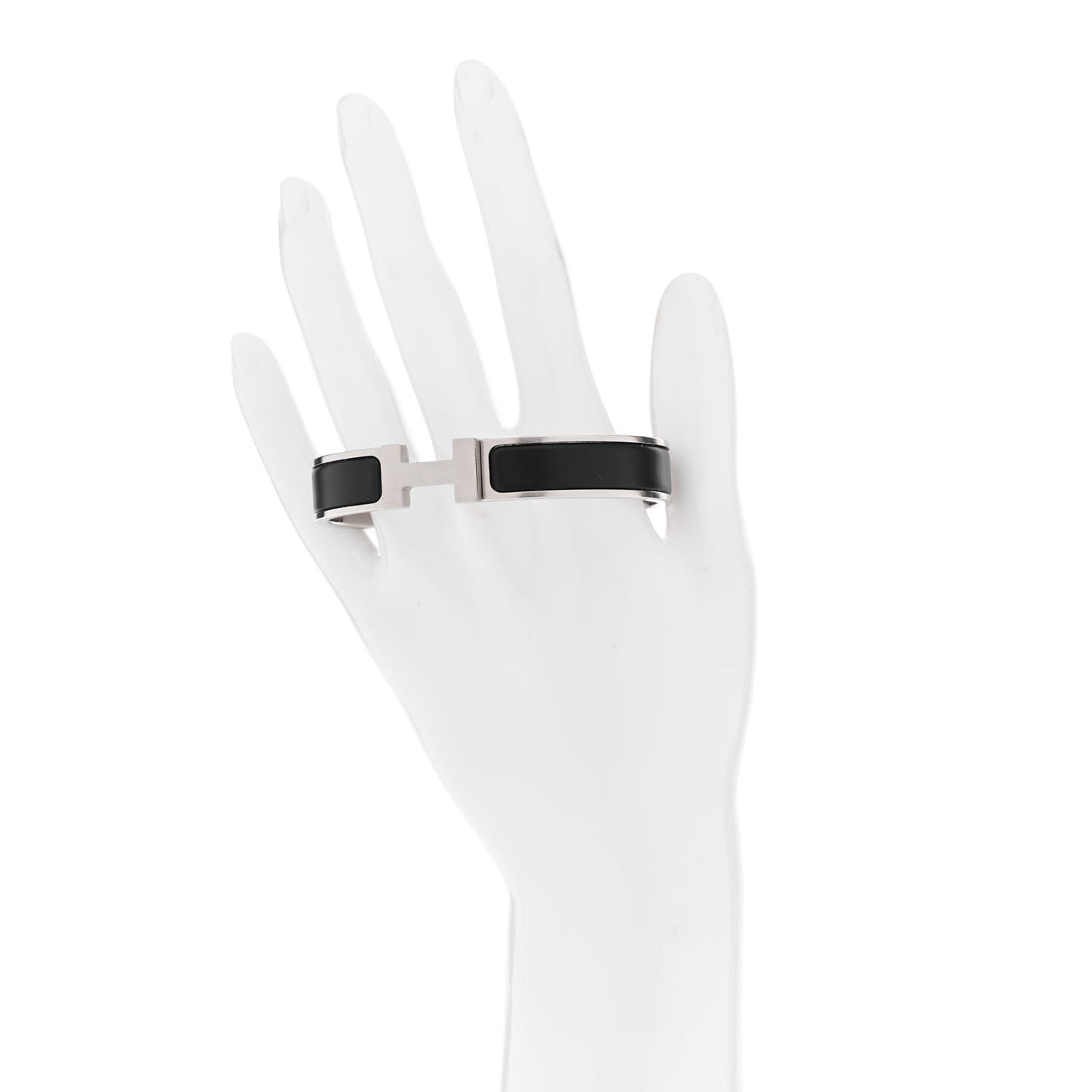 Matte Enamel Narrow Clic Clac HH Bracelet T5 Black
