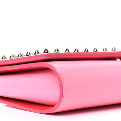 Christian Louboutin Calfskin Spikes Paloma Clutch Gold Dolly 8 of 10