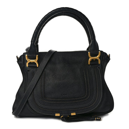 Chloe Calfskin Medium Marcie Satchel Black 1 of 8
