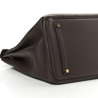 Hermes Togo Birkin 35 Chocolate 9 of 14