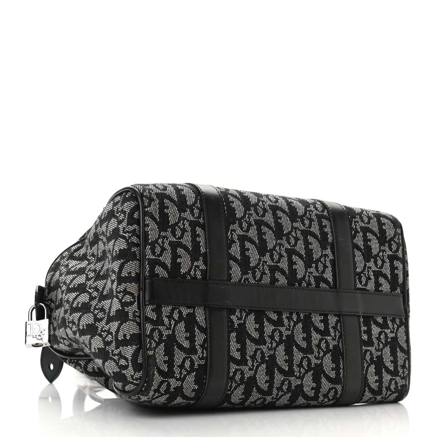 Christian Dior Monogram Boston Black 4 of 17