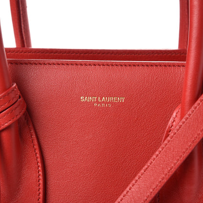 Saint Laurent Calfskin Small Sac De Jour Rouge Orient 7 of 9