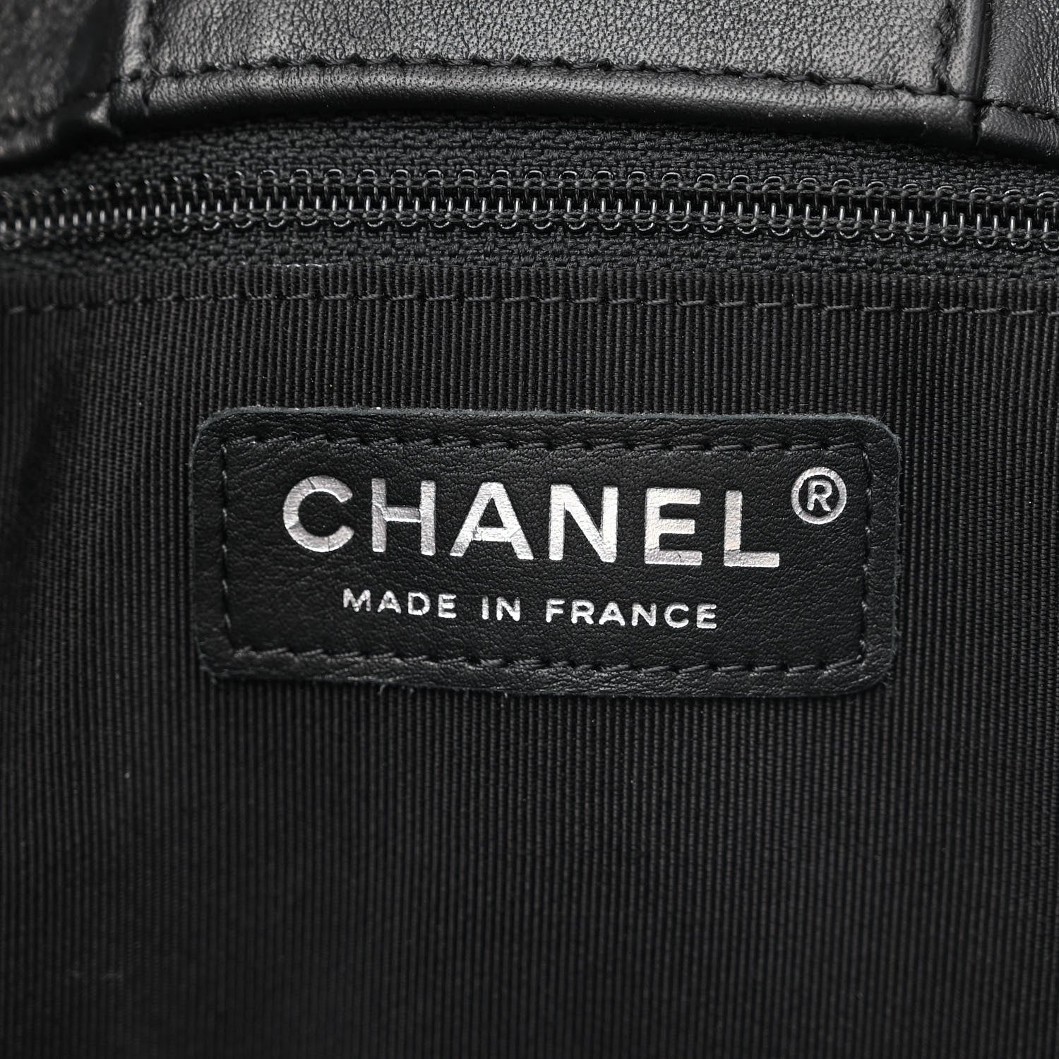 Chanel Calfskin Quilted Large Classic Shopping Tote Black 6 of 11