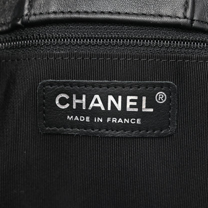 Chanel Calfskin Quilted Large Classic Shopping Tote Black 6 of 11
