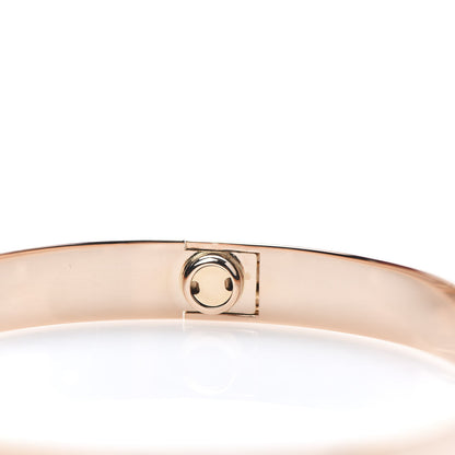 Cartier 18K Pink Gold 4 Diamond LOVE Bracelet 16 5 of 6