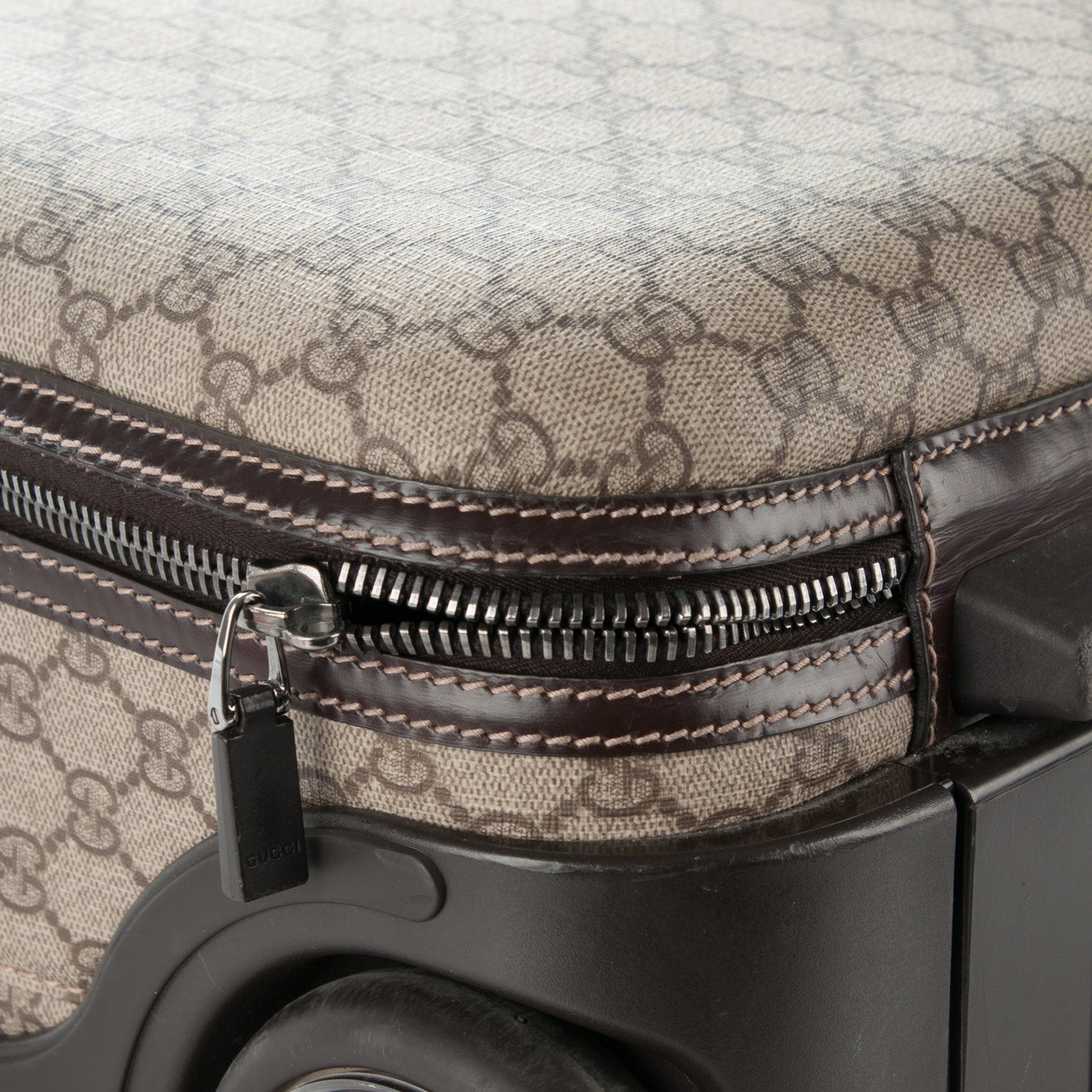 Gucci GG Plus Monogram Small Interlocking G Trolley Brown 8 of 13