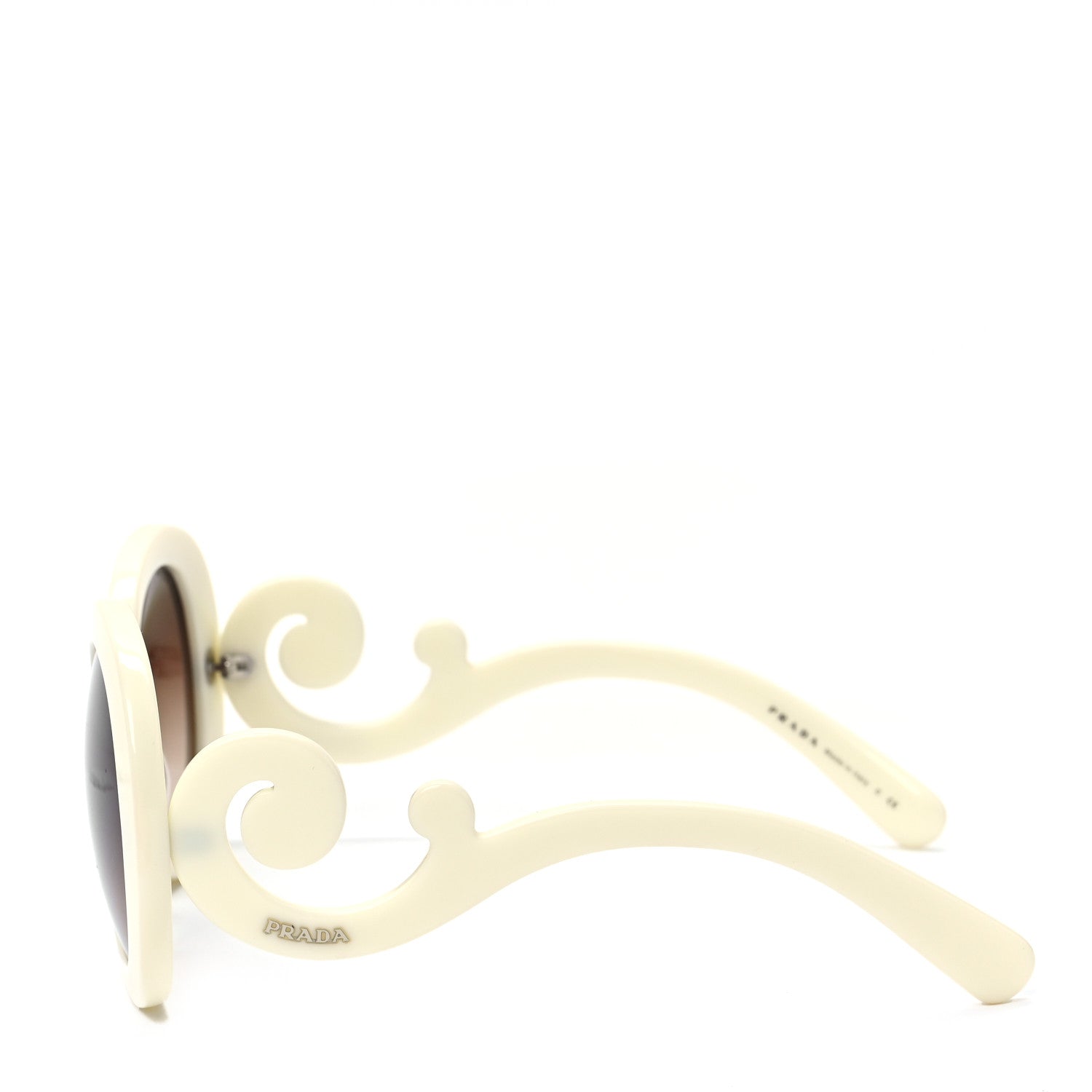 Prada Baroque Sunglasses SPR 27N White 3 of 6