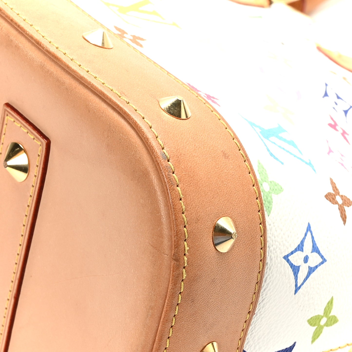 Monogram Multicolor Alma GM White