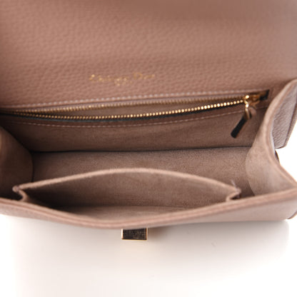 Christian Dior Grained Calfskin Small Diorama Flap Bag Taupe 5 of 11