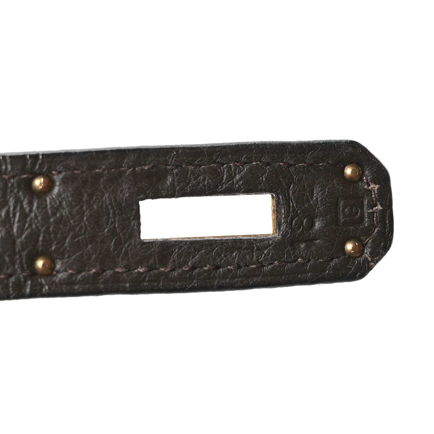 Hermes Vache Liegee Kelly Retourne 35 Vert Bronze 7 of 10