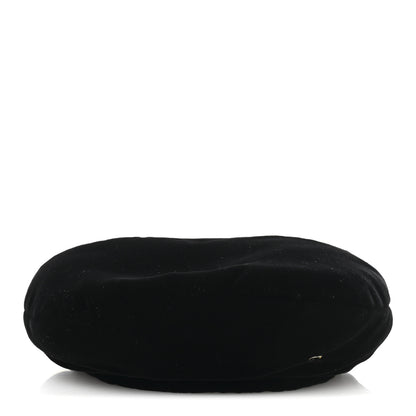 Chanel Velvet Beret Hat S Black 3 of 8