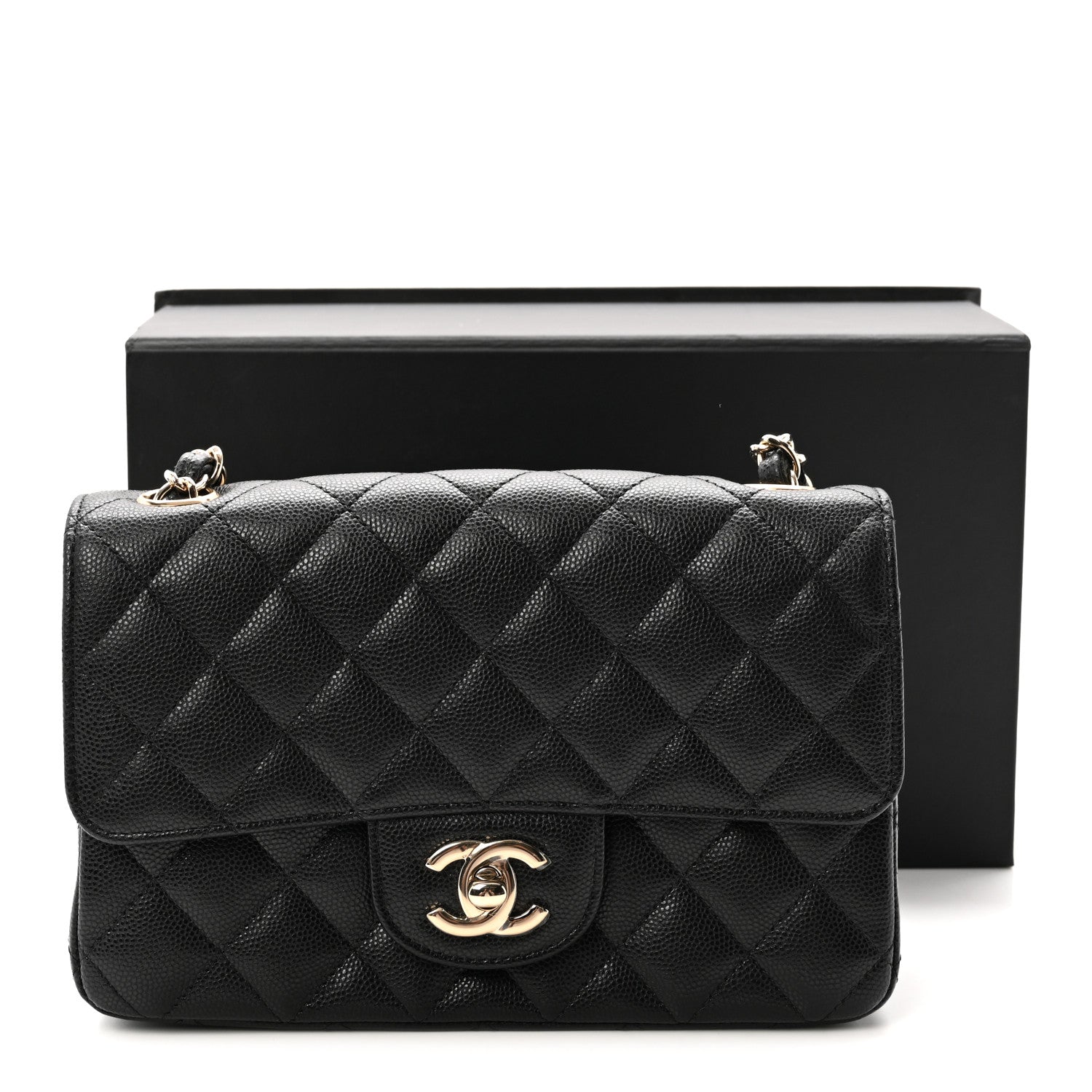 Chanel Caviar Quilted Mini Rectangular Flap Black 11 of 11