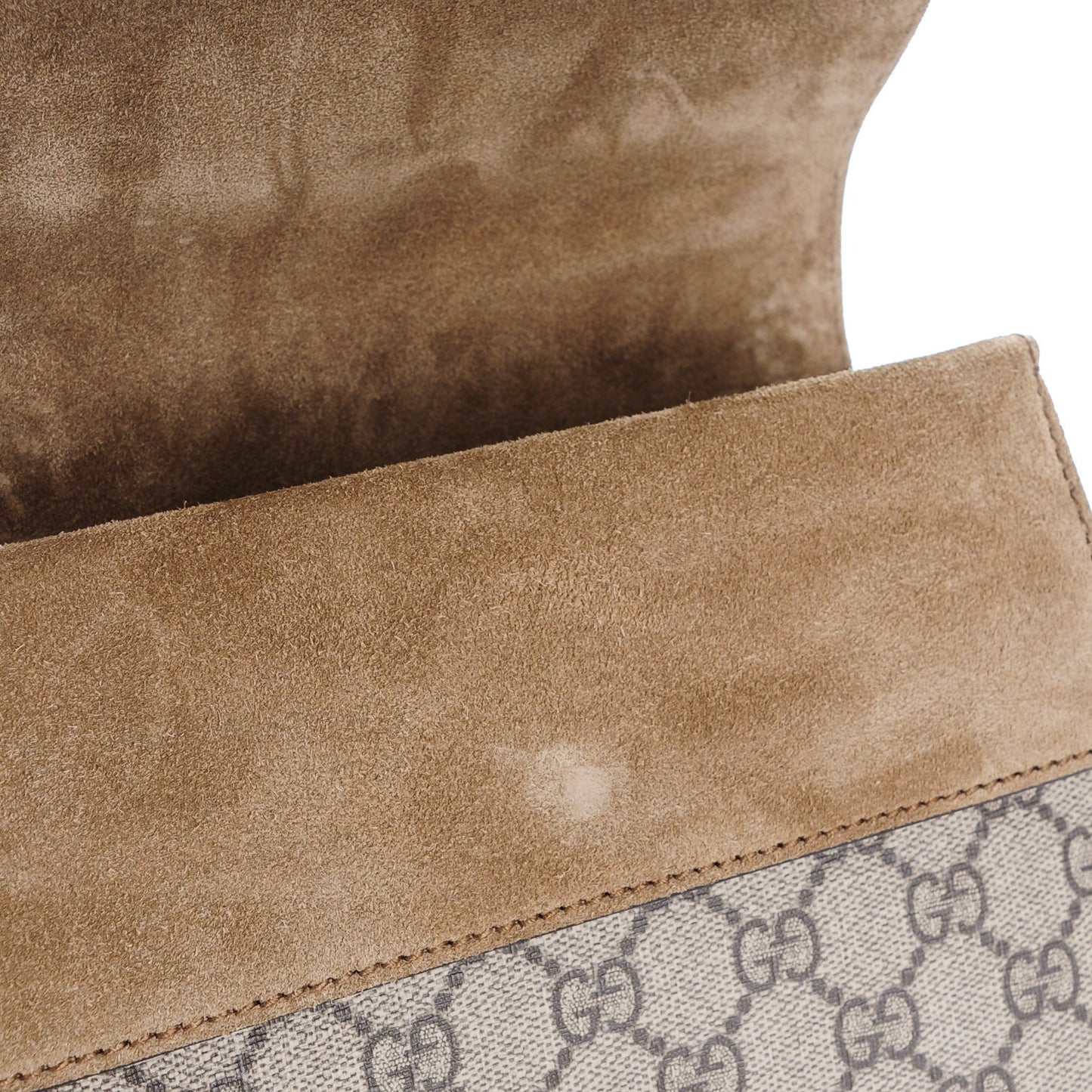 GG Supreme Monogram Mini Dionysus Shoulder Bag Taupe