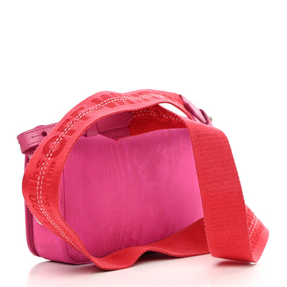 Off-White Nylon Mini Binder Clip Bag Fuchsia Red 3 of 17