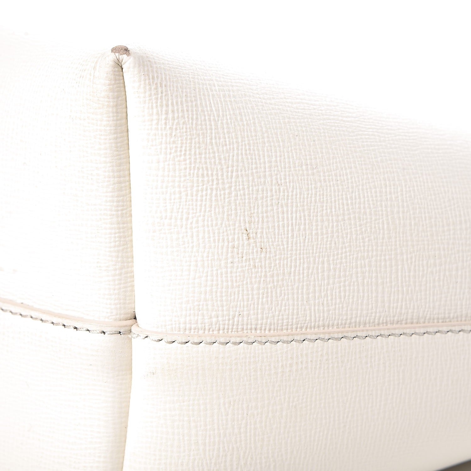 Tom Ford Grained Calfskin Small T Tote White 12 of 14