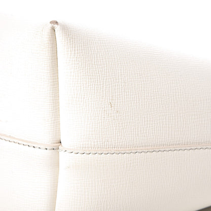 Tom Ford Grained Calfskin Small T Tote White 12 of 14