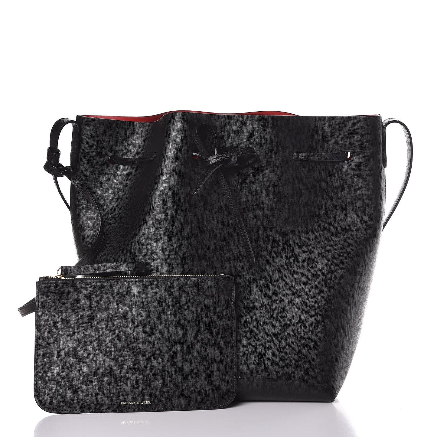 Saffiano Bucket Bag Black Flamma