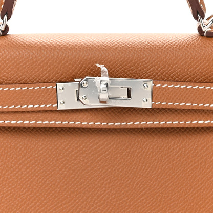 Hermes Epsom Mini Kelly Sellier 20 Gold 9 of 12