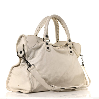 Balenciaga Agneau Classic Hardware City White 3 of 16