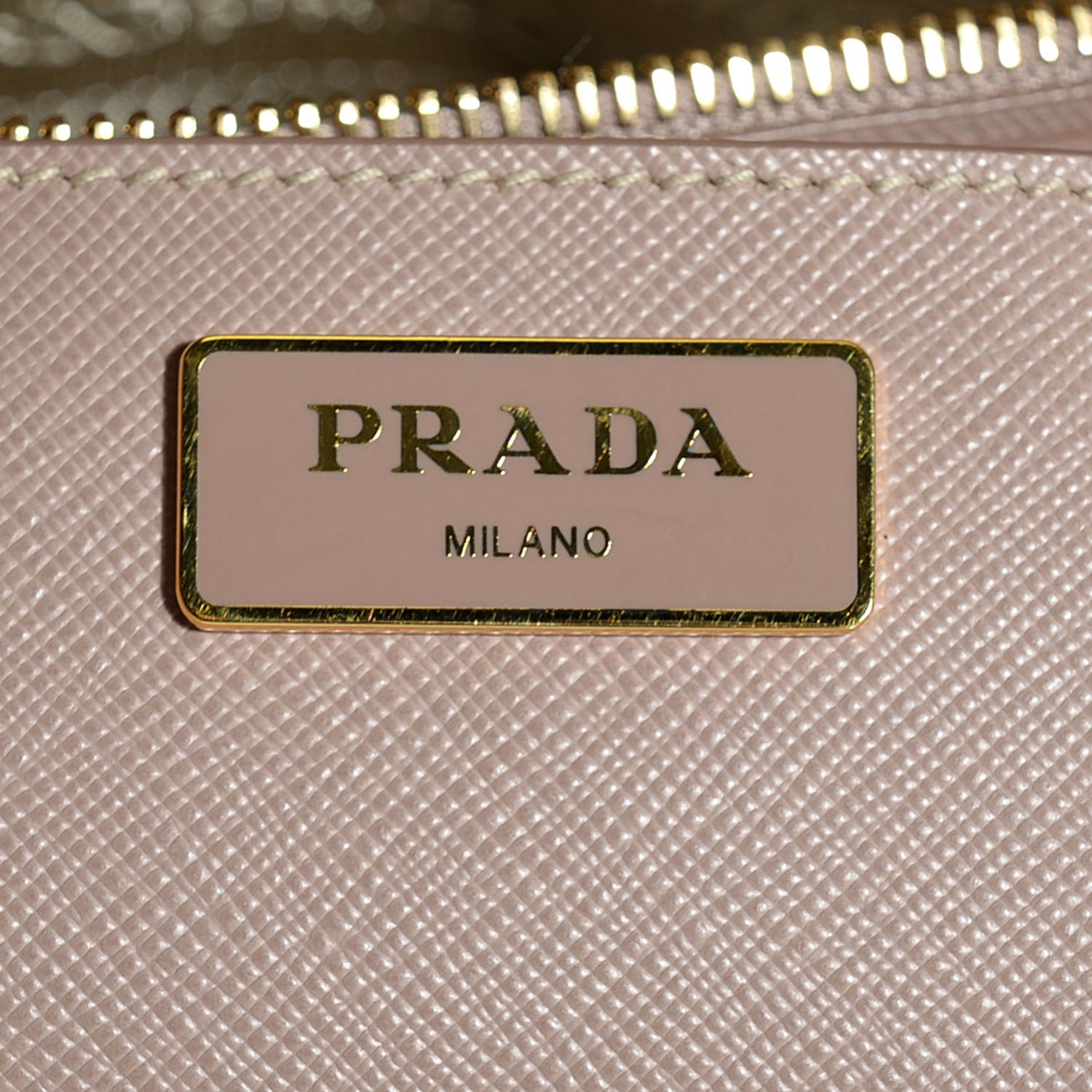 Prada Saffiano Lux Medium Double Zip Tote Cammeo 7 of 11