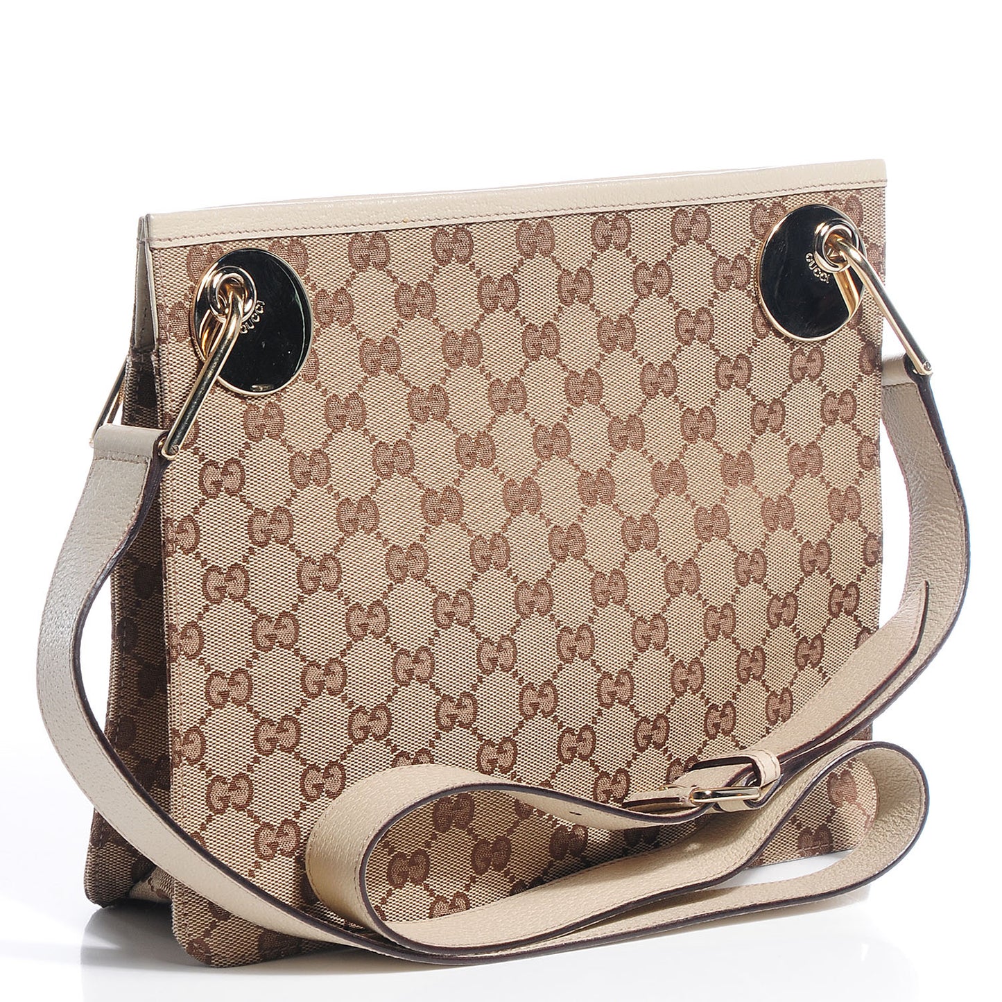 Monogram Eclipse Messenger Bag Off White