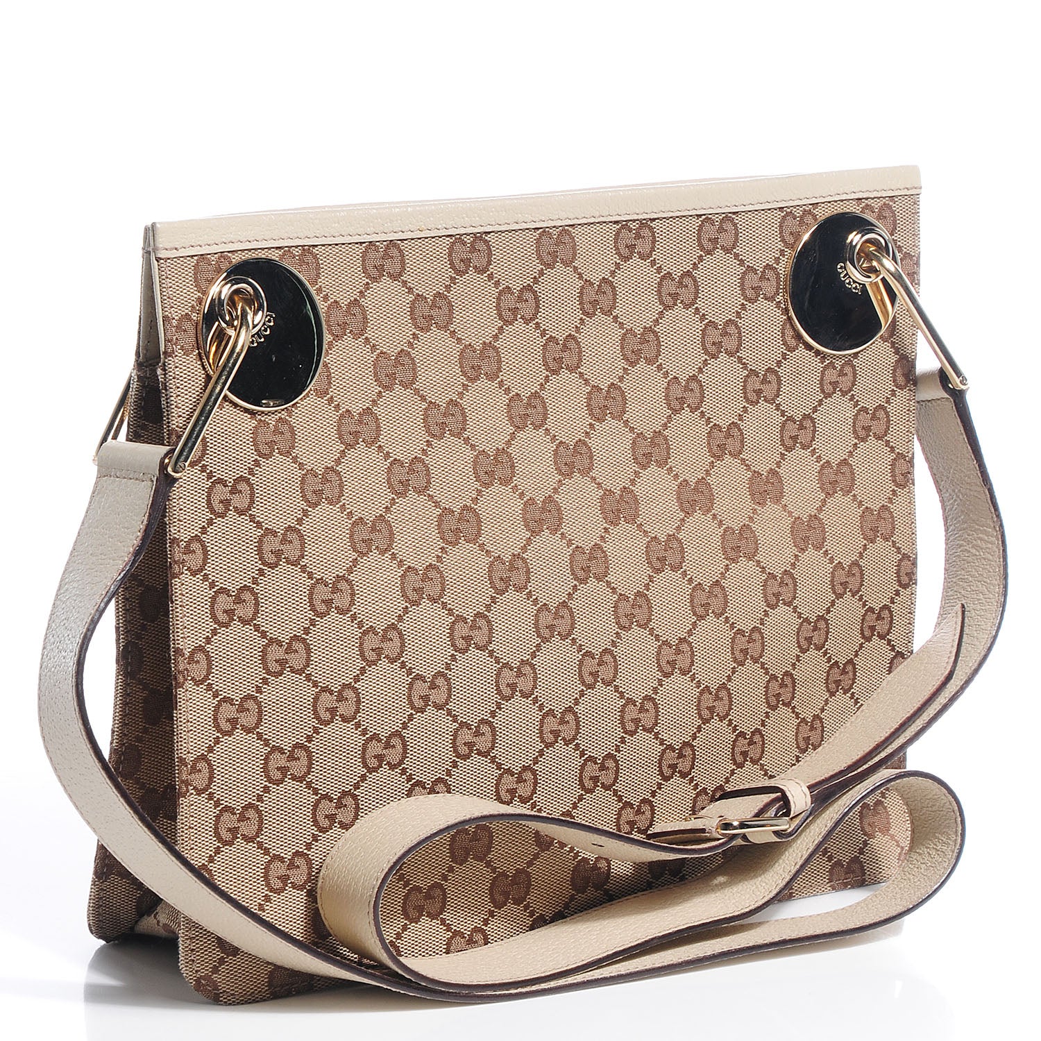 Gucci Monogram Eclipse Messenger Bag Off White 3 of 7