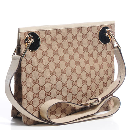 Gucci Monogram Eclipse Messenger Bag Off White 3 of 7