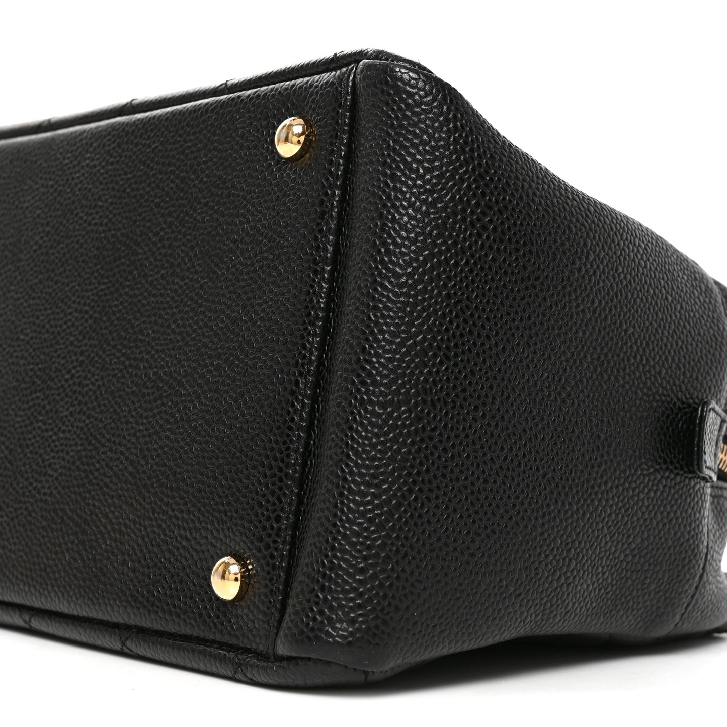 Caviar Quilted Petit Timeless Tote PTT Black
