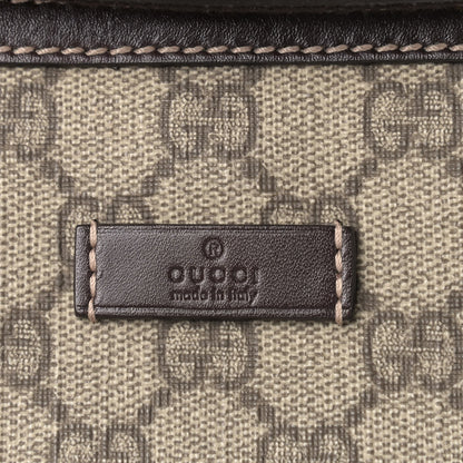 Gucci GG Supreme Monogram Belt Bag Dark Brown 6 of 8