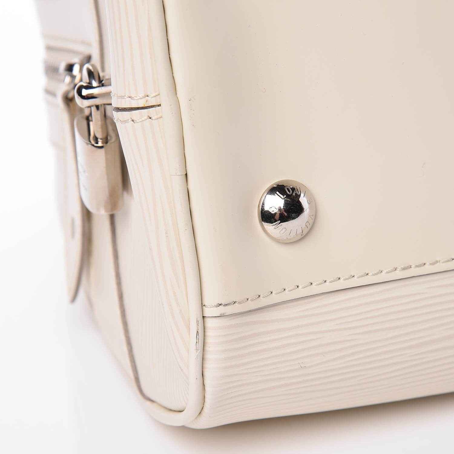 Louis Vuitton Epi Bowling Montaigne GM Ivory 13 of 14