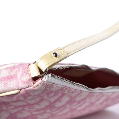 Christian Dior Monogram Mini Saddle Pochette Pink 13 of 14