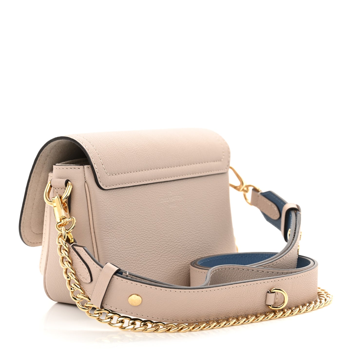 Grained Calfskin Lockme Tender Greige