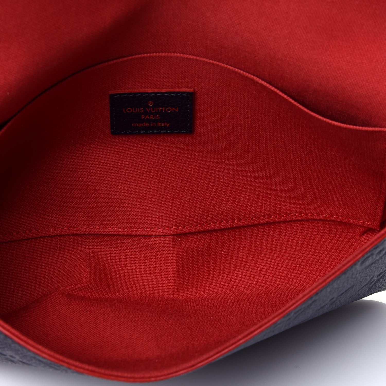Louis Vuitton Empreinte Pochette Felicie Chain Wallet Marine Rouge 11 of 31