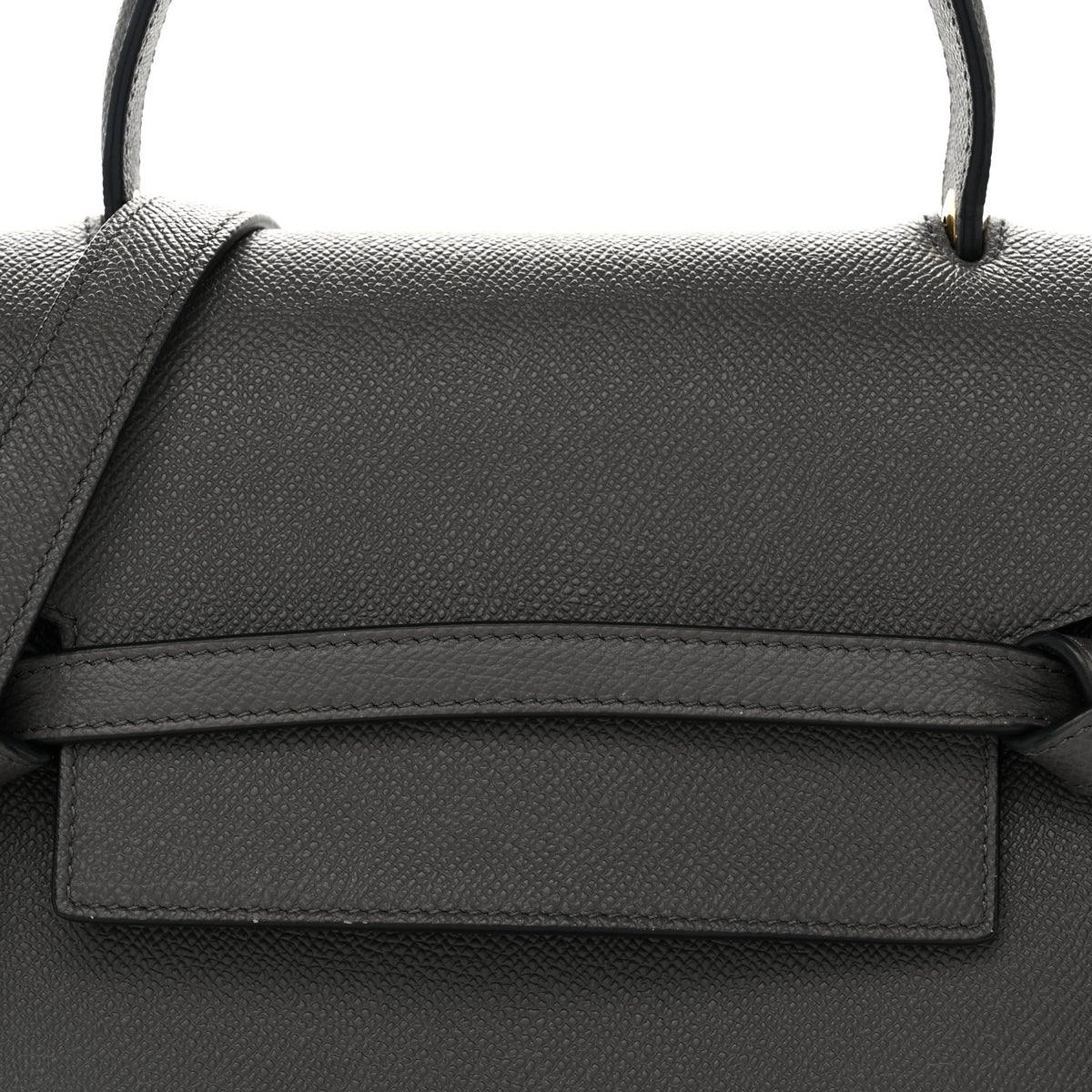 Celine Grained Calfskin Micro Belt Bag Grey 8 of 10