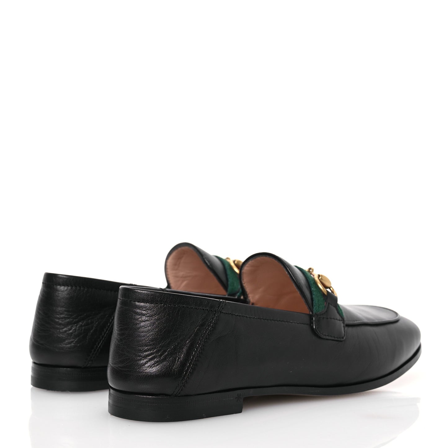 Malaga Kid Web Womens Horsebit Loafers 35.5 Black