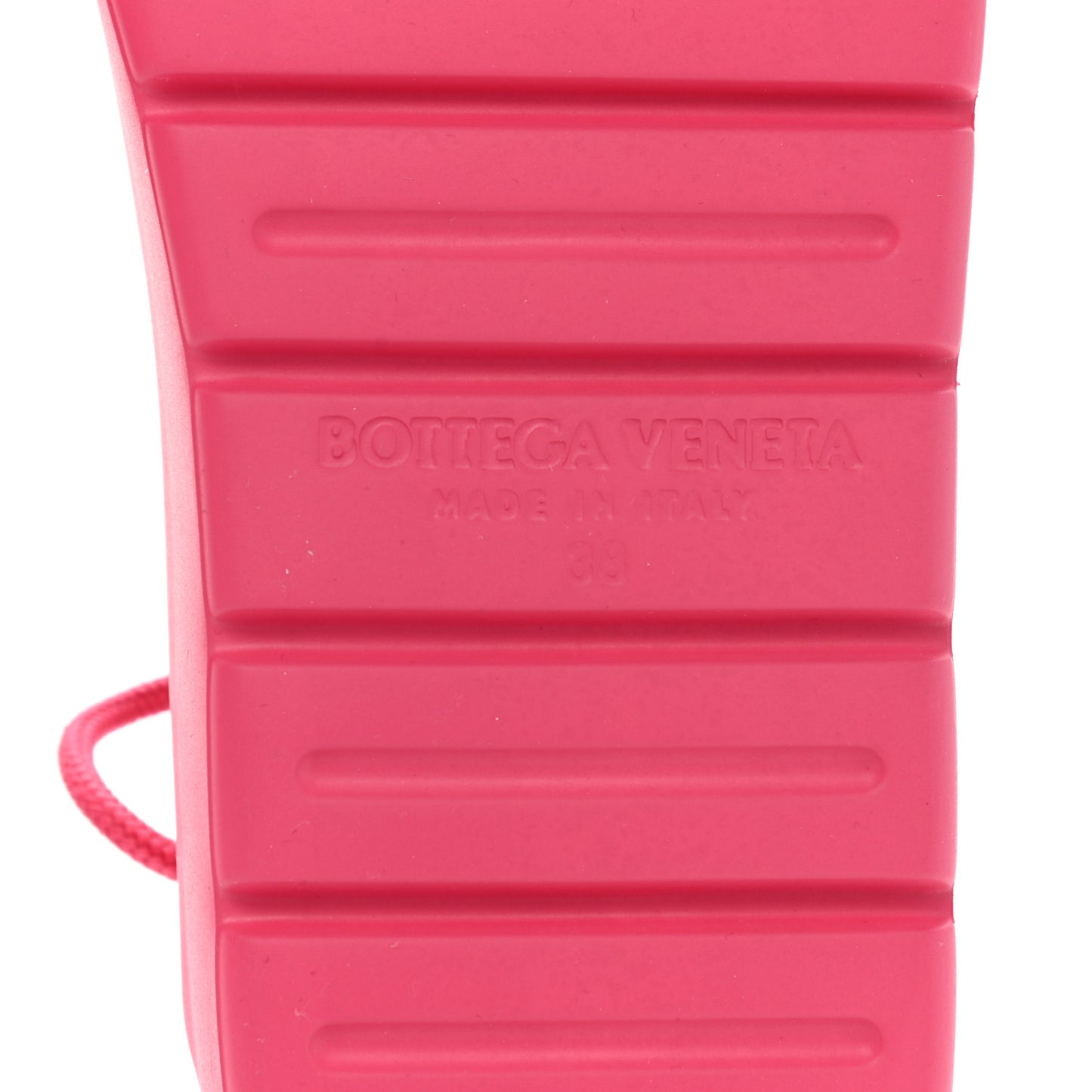 Rubber Jelly Sandals 38 Cranberry