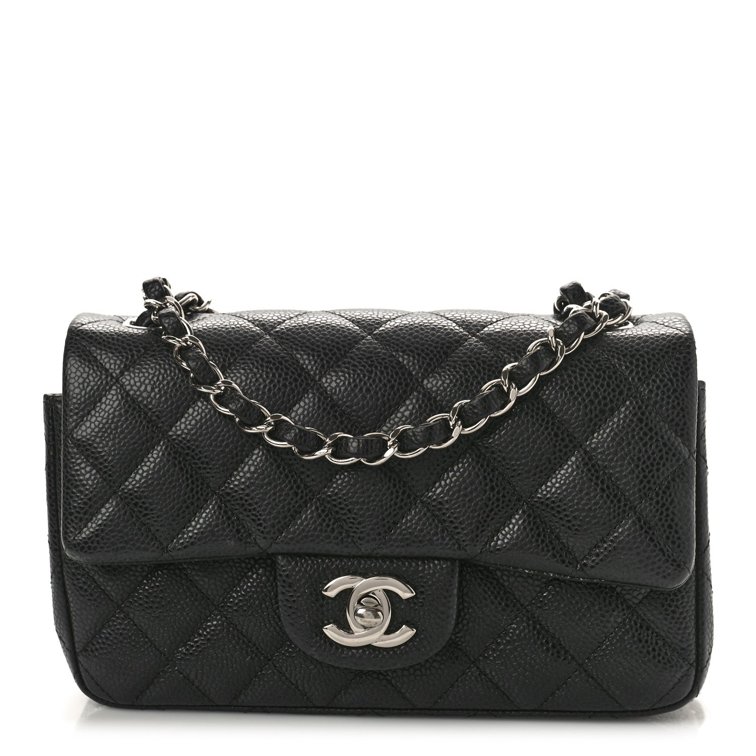 Chanel Caviar Quilted Mini Rectangular Flap Black 1 of 12
