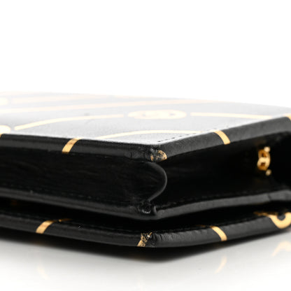 Gucci Calfskin Diagonal GG Card Case Black 8 of 11