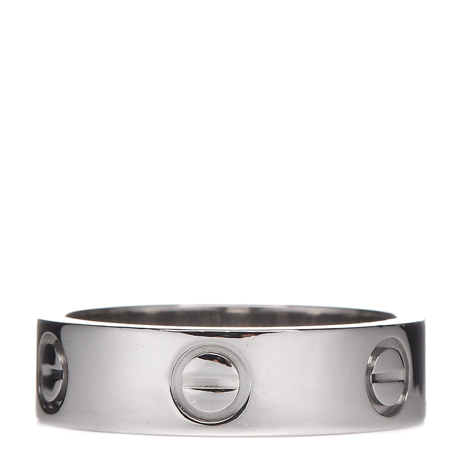Cartier Platinum 5.5mm LOVE Ring 54 6.75 1 of 4