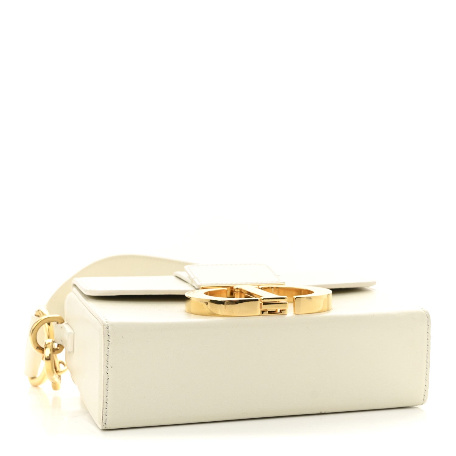 Christian Dior Smooth Calfskin 30 Montaigne Box Bag White 4 of 11