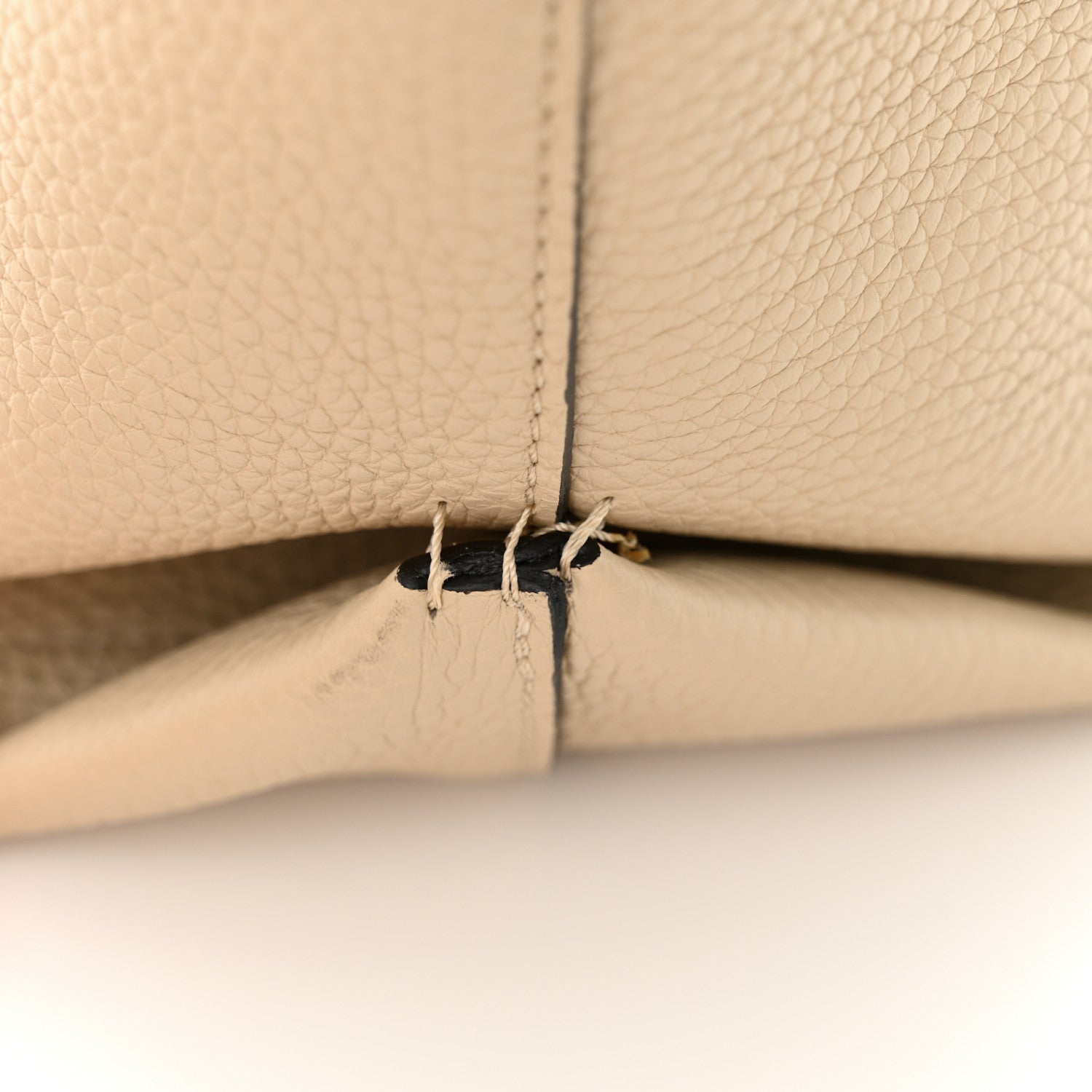 Moynat Taurillon Gex Calfskin Duo Reversible Tote Greige Zinc 18 of 19