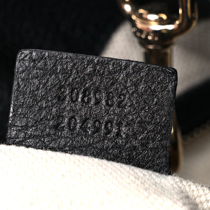 Gucci Pebbled Calfskin Medium Soho Chain Shoulder Bag Black 7 of 24