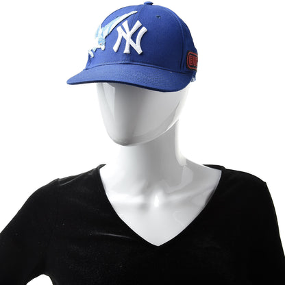 Gucci X SEGA Cotton NY Yankees Baseball Hat 55-59 Blue 2 of 9